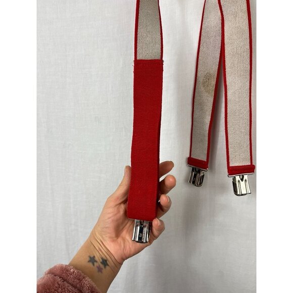 Vintage Elastic Suspenders Endangered Species Adjustable Retro Sasquatch Skater - Picture 5 of 10
